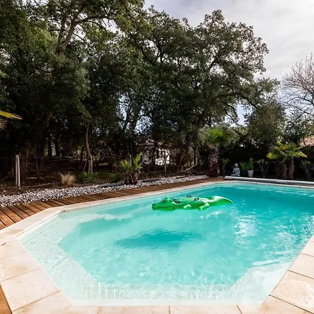 Landaise Le Lagunak Avec Piscine Chauffee A 900 M De La * Labenne