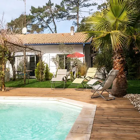 بيت للعطل Lagunak Maison Piscine Chauffee A Pied Animaux Ok Proche Hossegor *
