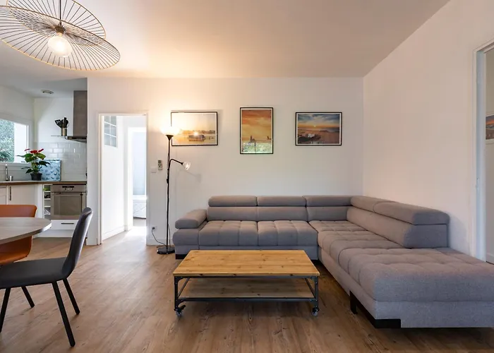 Landaise Le Lagunak Avec Piscine Chauffee A 900 M De La * Лабенн